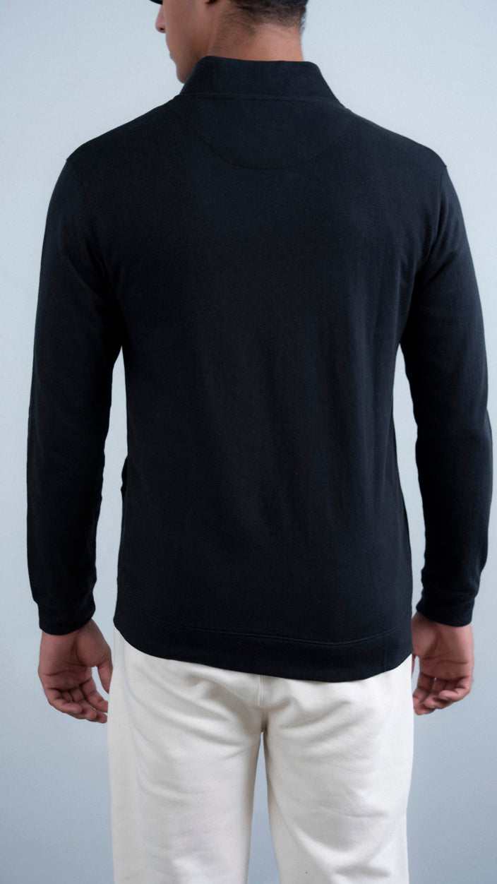 Basic Logo Bomber Zipper