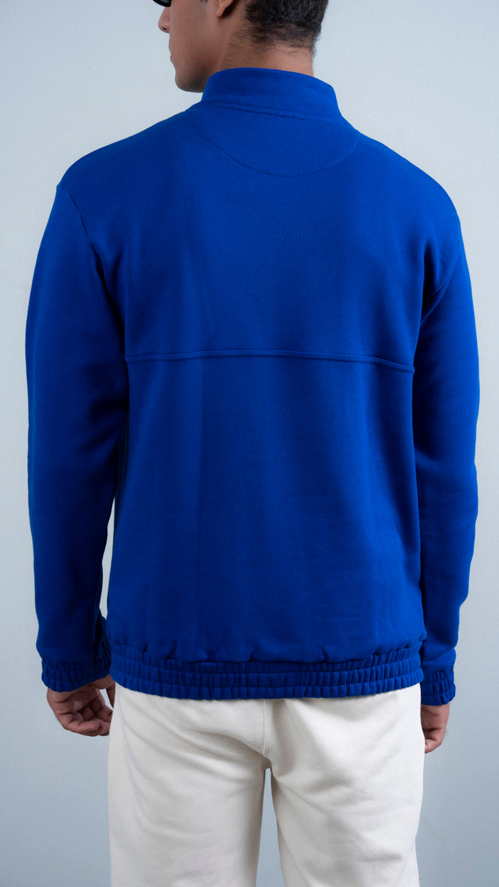 Button Up Mock Neck