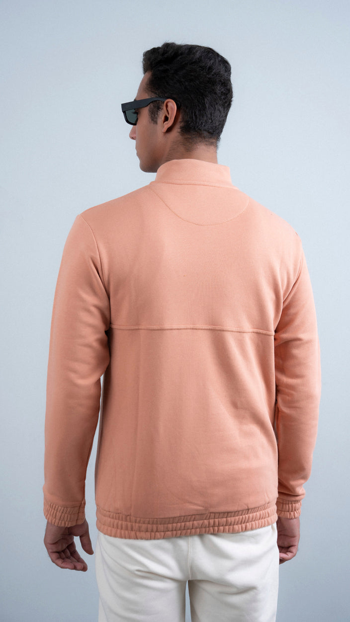 Terra Edge Button Up Mock Neck