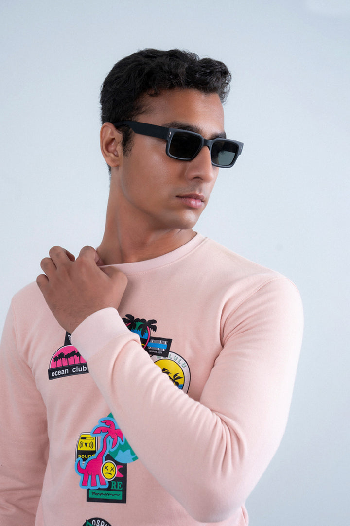 Printed Fleece Sweatshirt